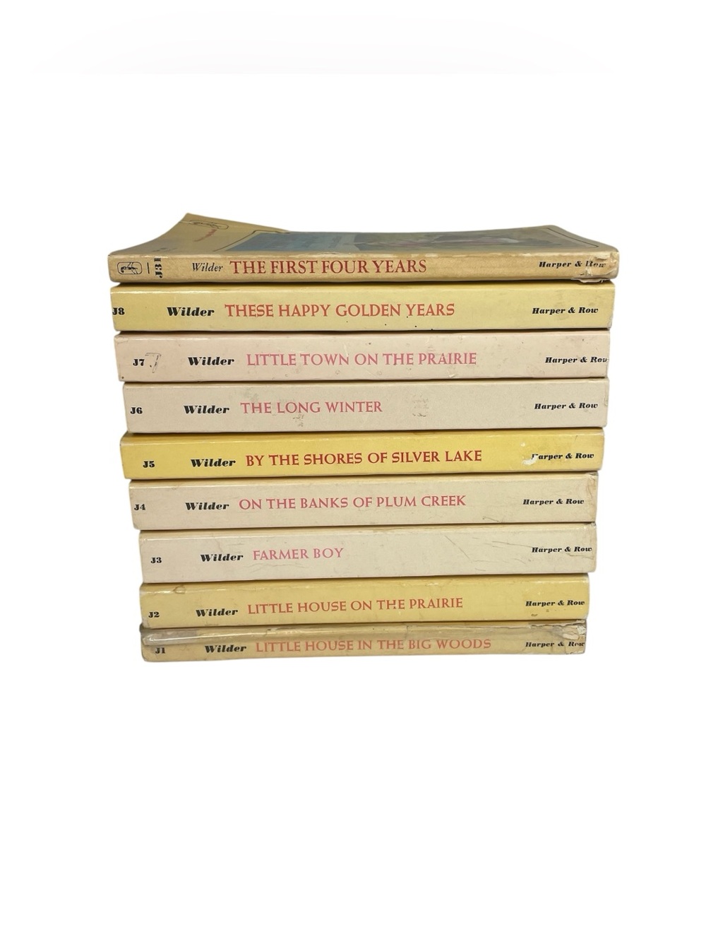 Laura Ingalls Wilder Little House On The Prairie Paperback Book Set Complete